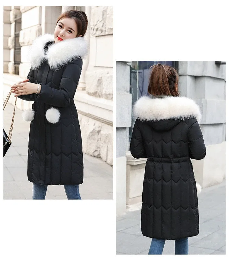 Thick Long Down  Winter Jacket