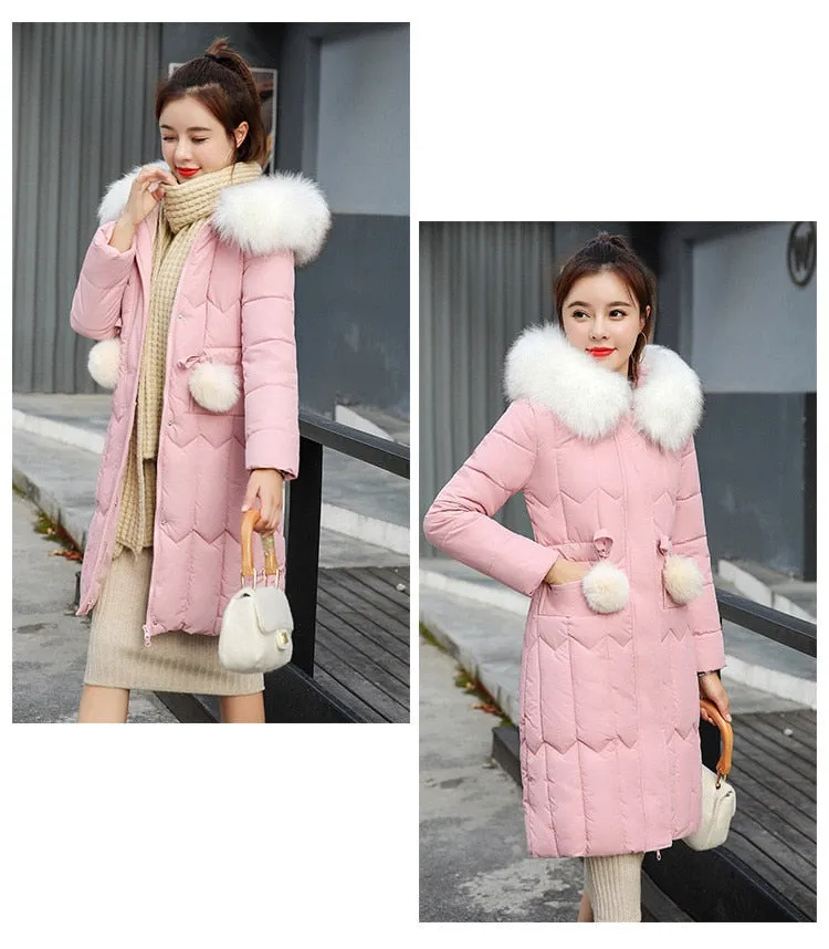 Thick Long Down  Winter Jacket