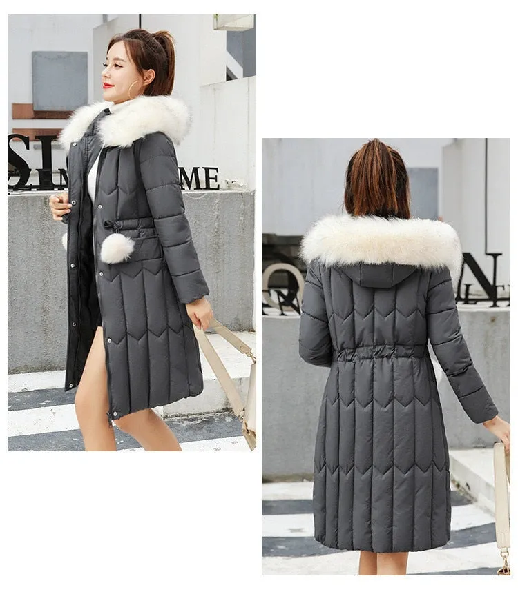 Thick Long Down  Winter Jacket