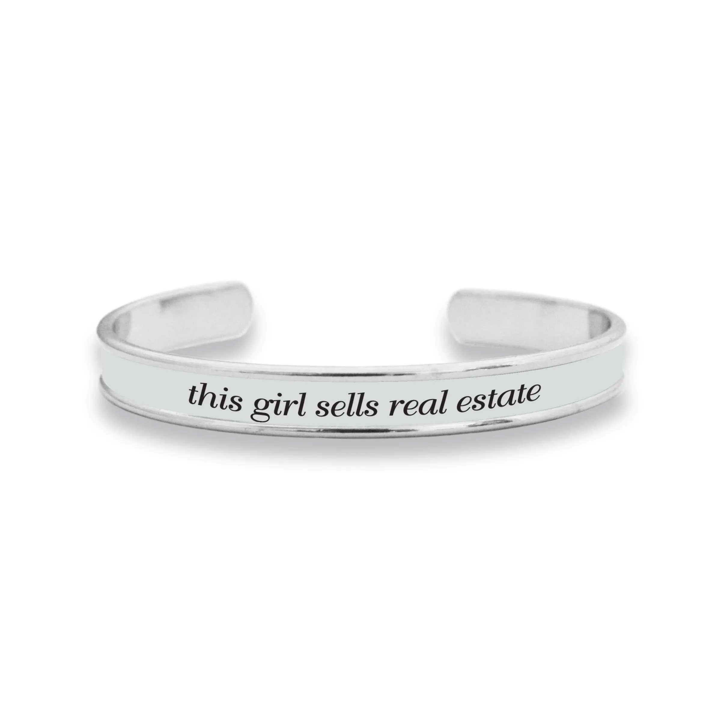This Girl Sells Real Estate Cuff Bracelet