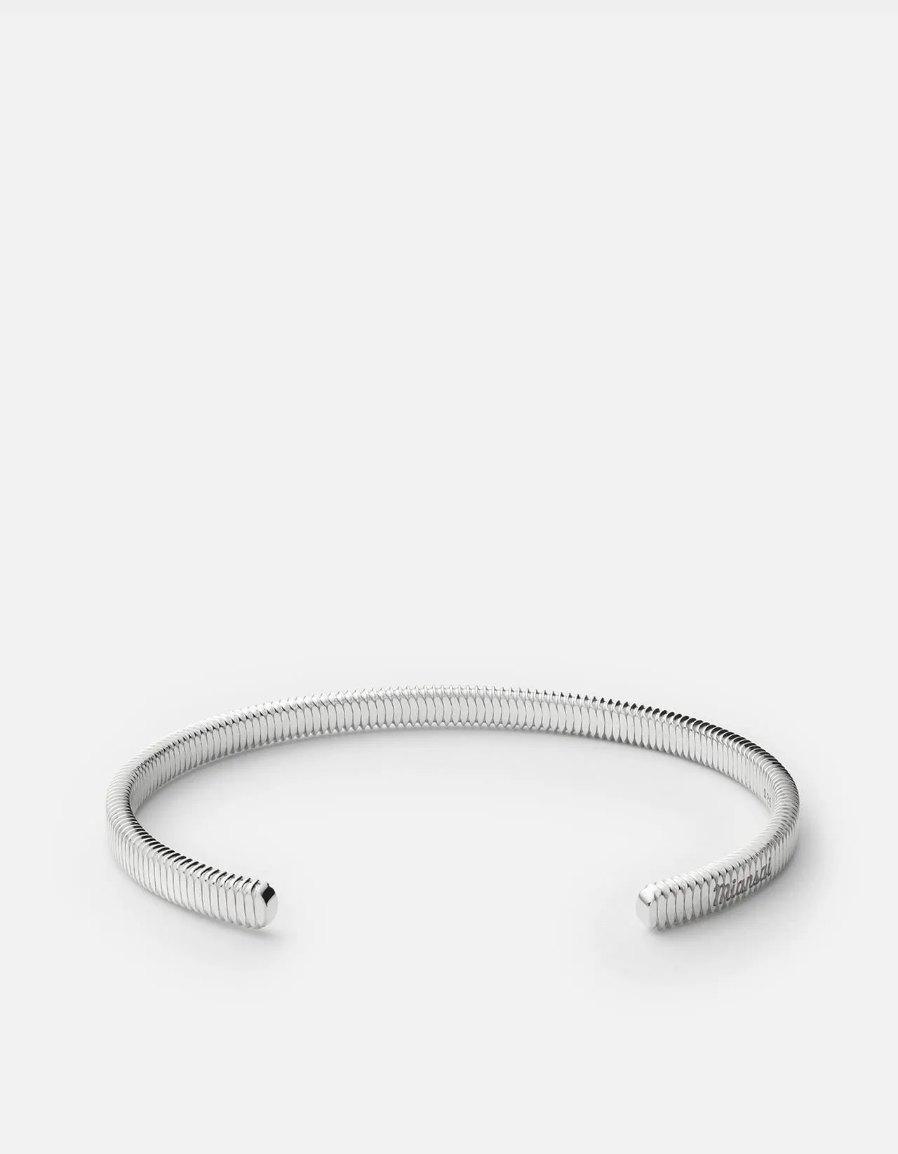Thread Cuff, Sterling Silver