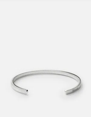 Thread Cuff, Sterling Silver