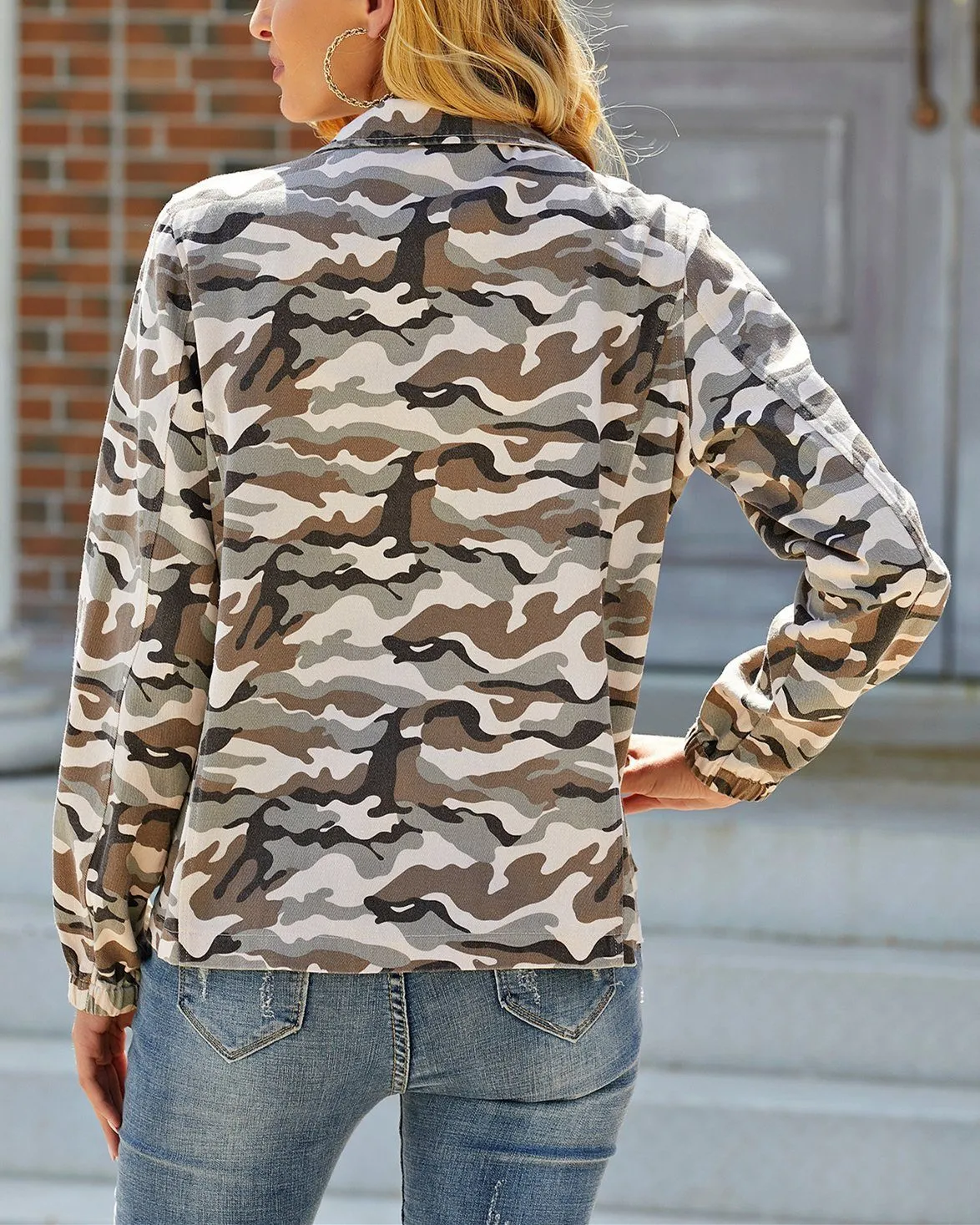 Time Off Leopard Print Zip Jacket