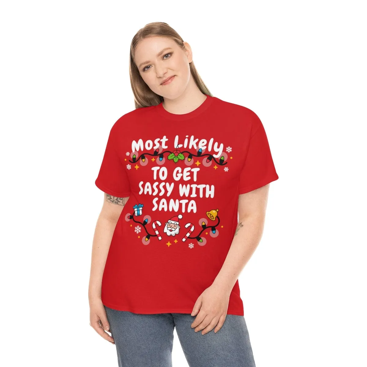 TO GET SASSY WITH SANTA