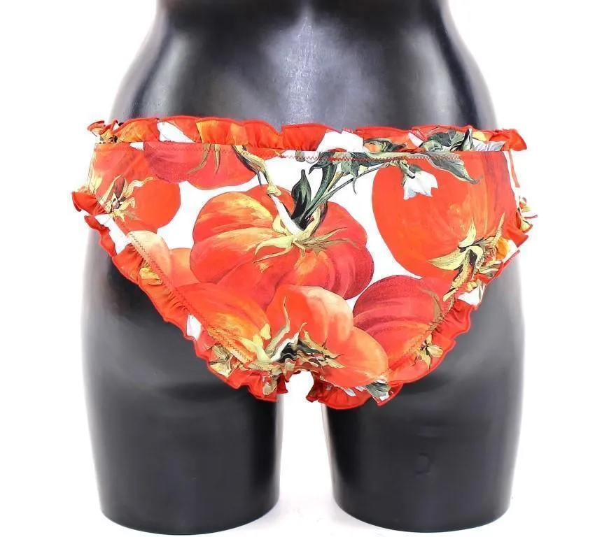 Tomato Bikini Bottom Logo Swimwear Beachwear