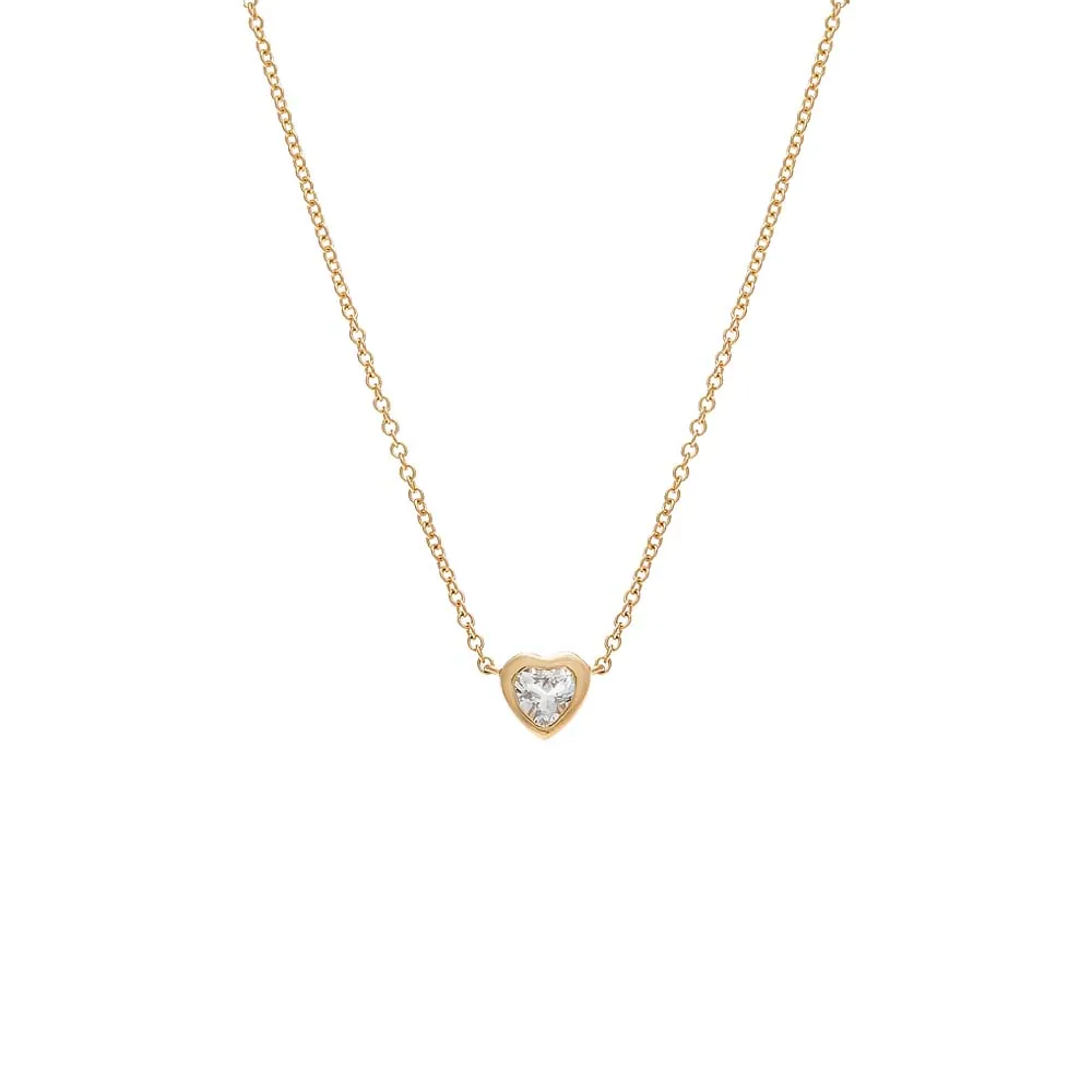 Topaz Mixed Shape Bezel Necklace 14K