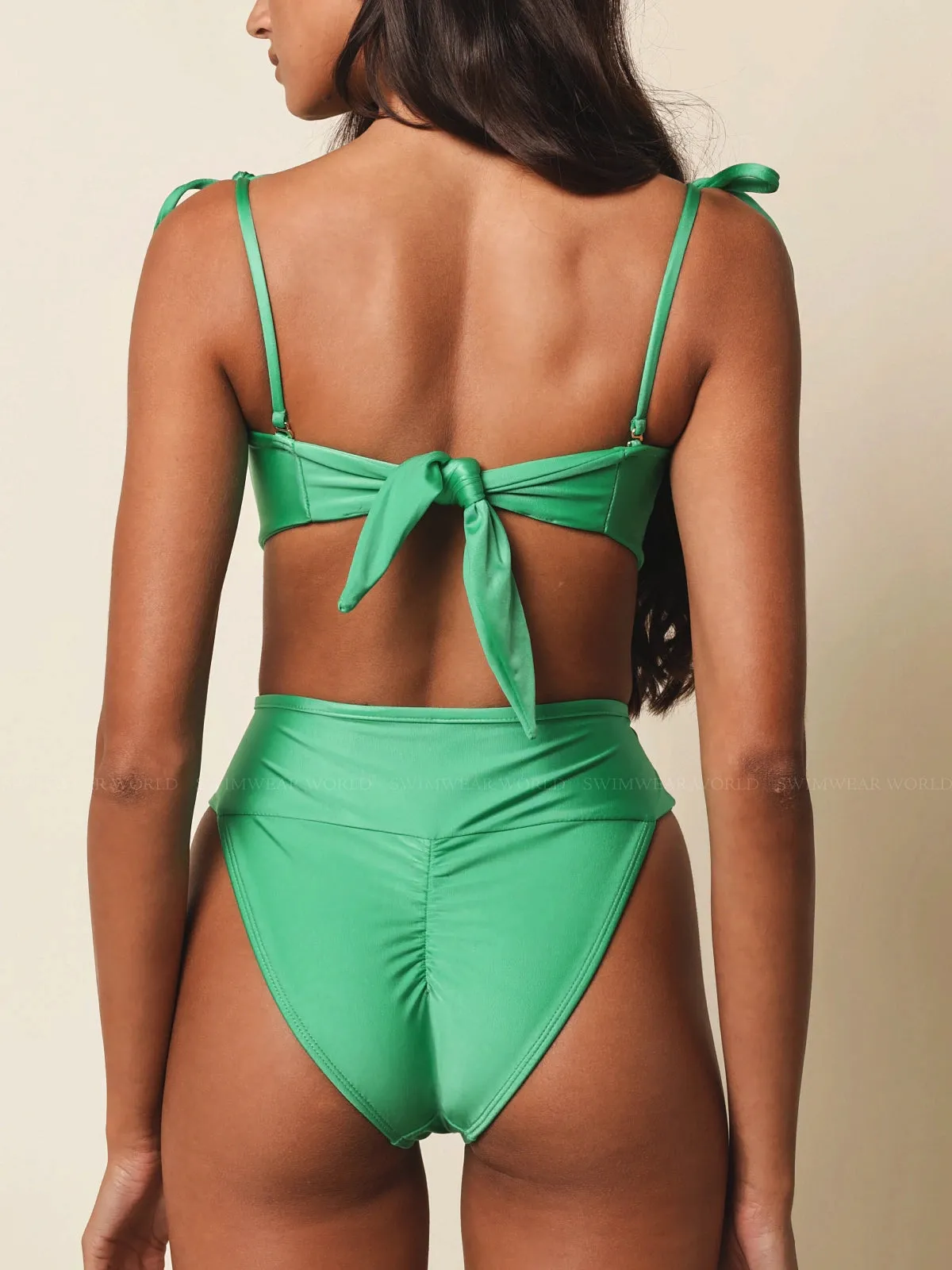 Tori Ties Bandeau-Tamarindo Bikini ::RET