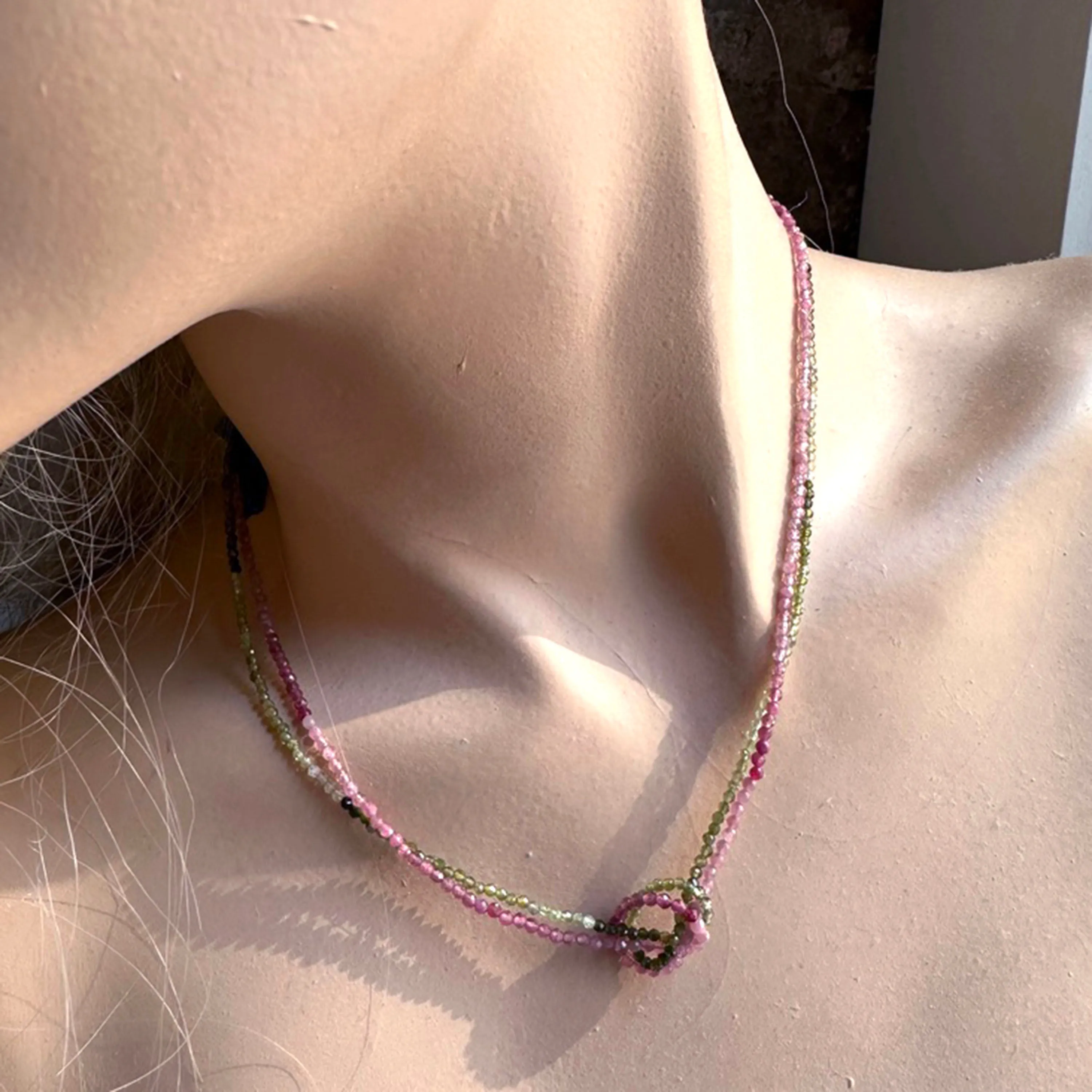 Tourmaline Knot Necklace