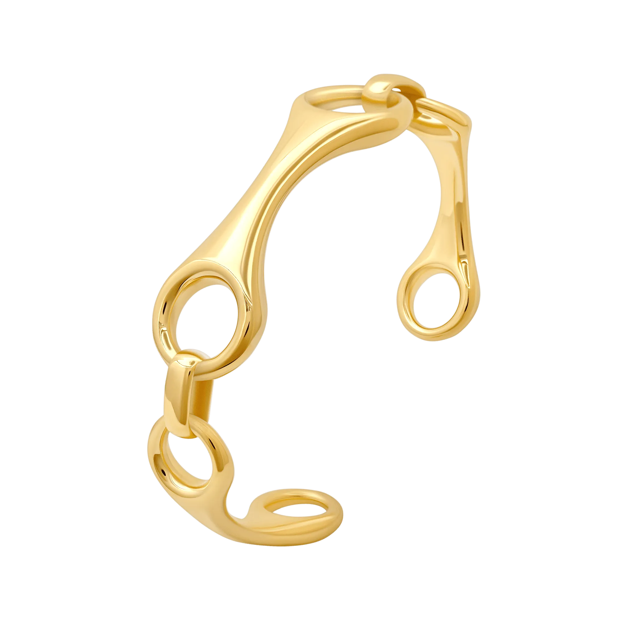 Triple Linked Double Beam Cuff