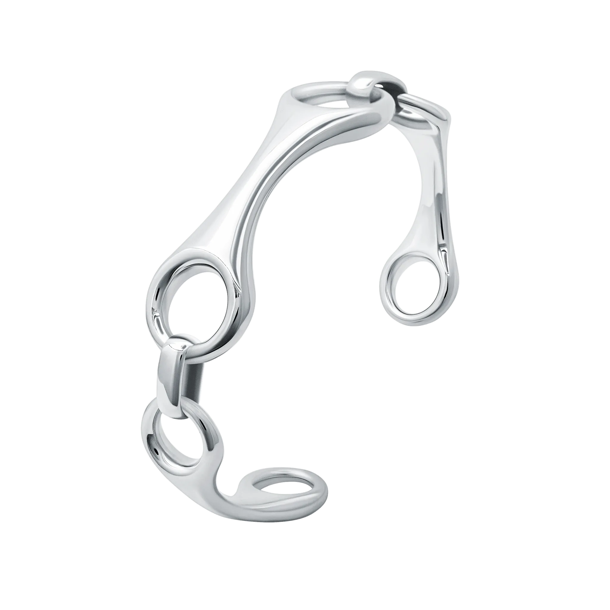 Triple Linked Double Beam Cuff