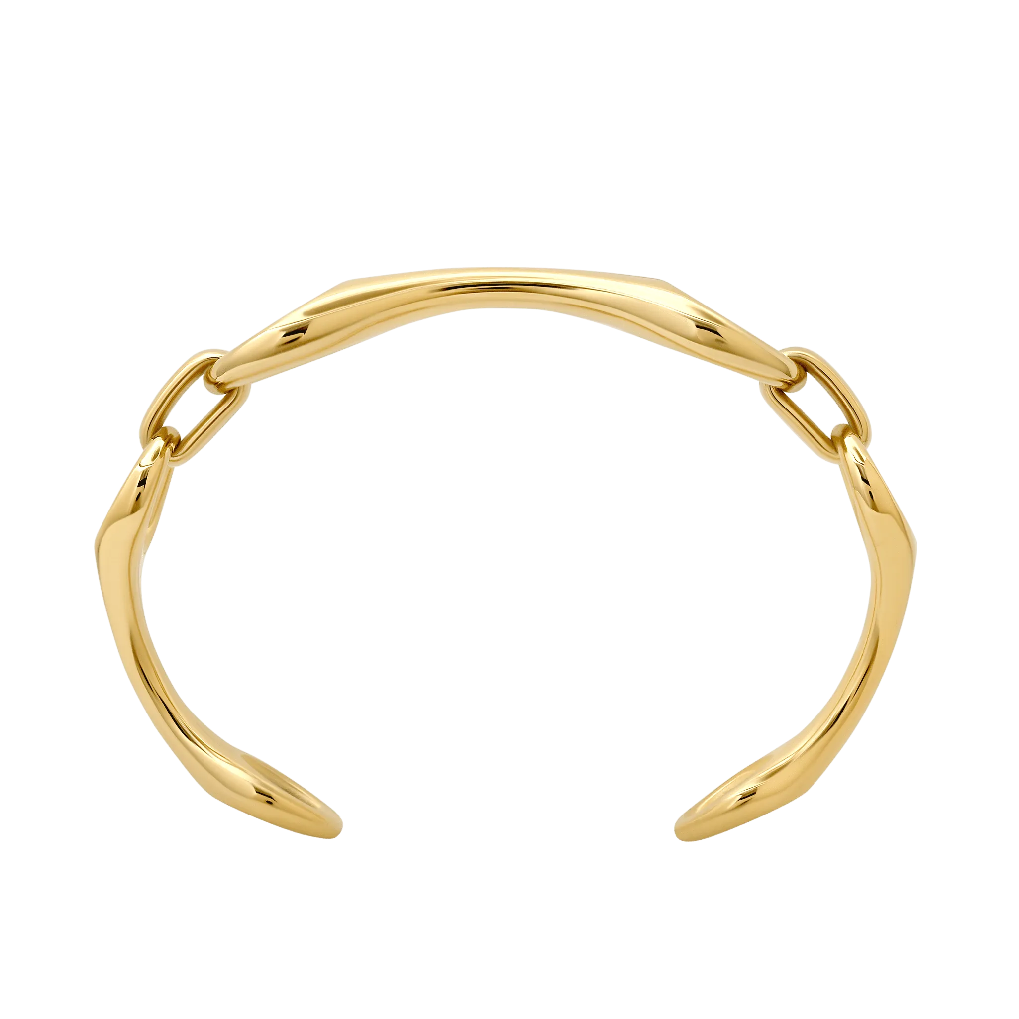 Triple Linked Double Beam Cuff