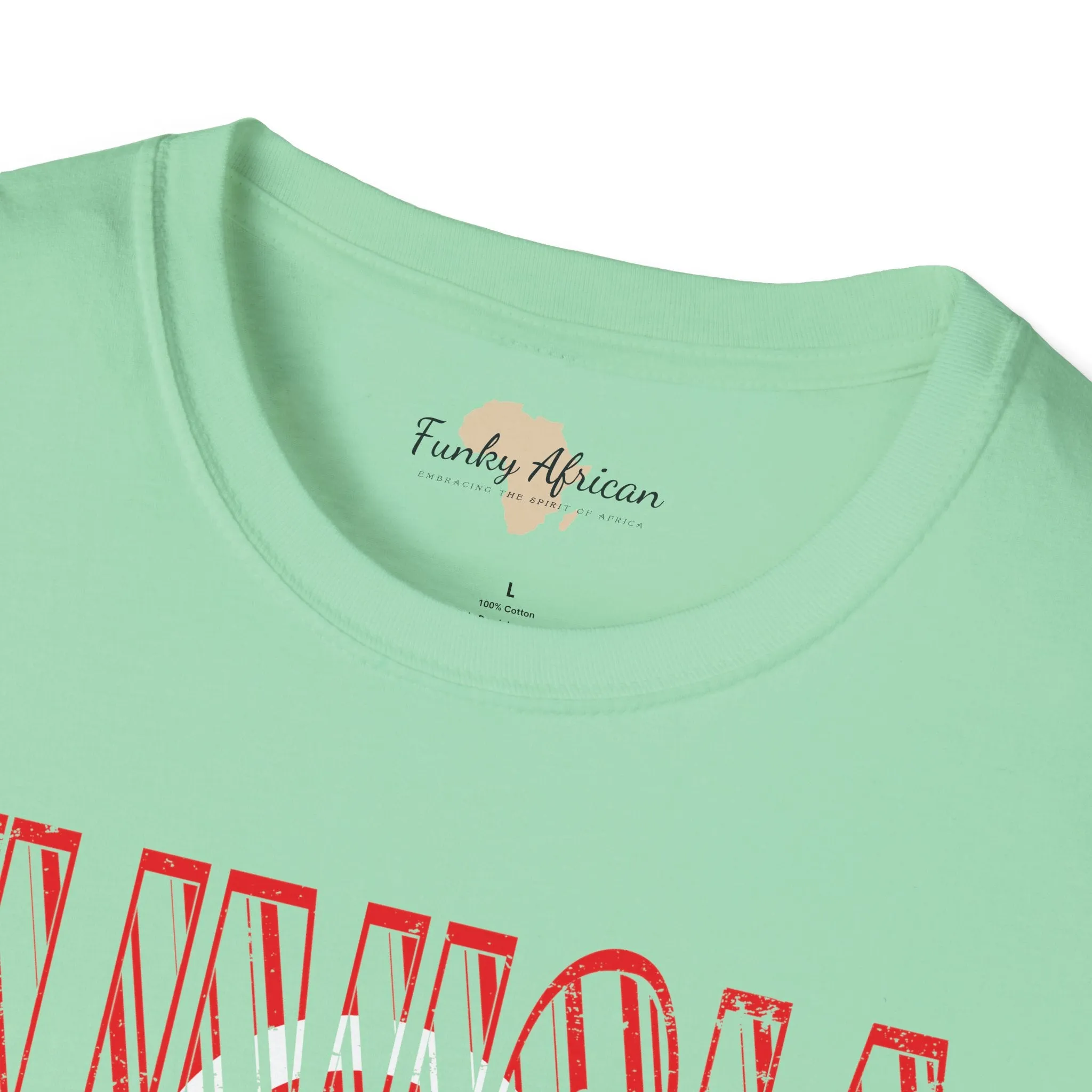 Tunisia text unisex softstyle tee