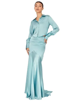 Turquoise 523 Mermaid Skirt