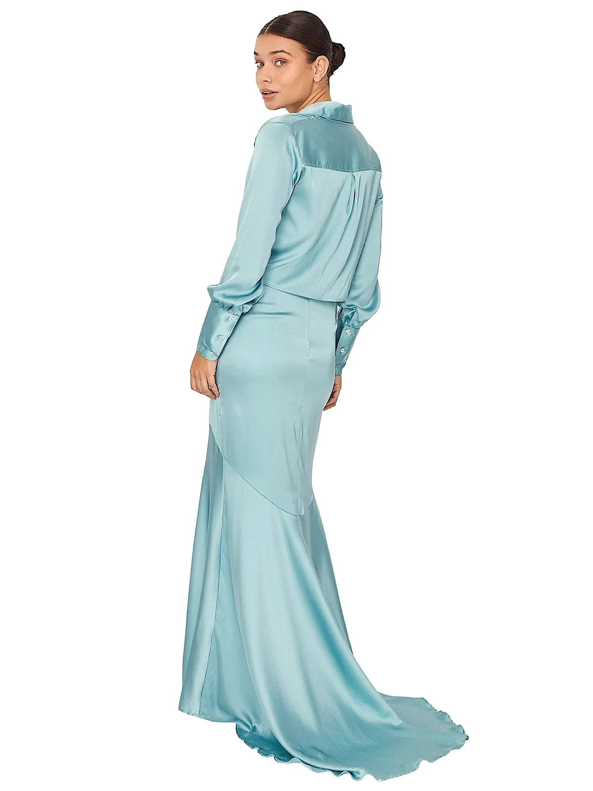 Turquoise 523 Mermaid Skirt