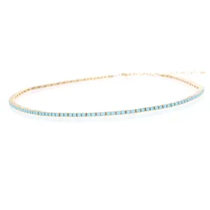 Turquoise Tennis Choker