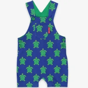 Turtle Print Dungaree Shorts