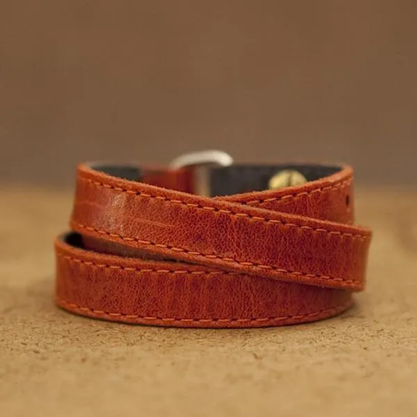 TWIST Wrap Cuff – Orange