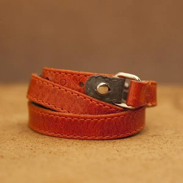 TWIST Wrap Cuff – Orange