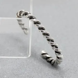 Twisted Sterling Cuff Bracelet