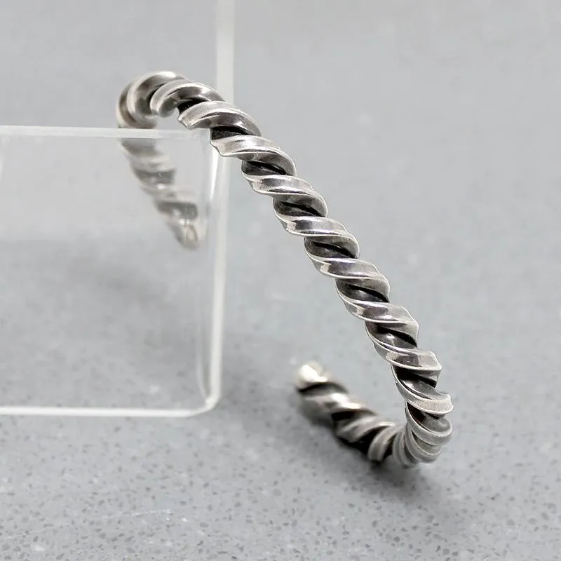 Twisted Sterling Cuff Bracelet