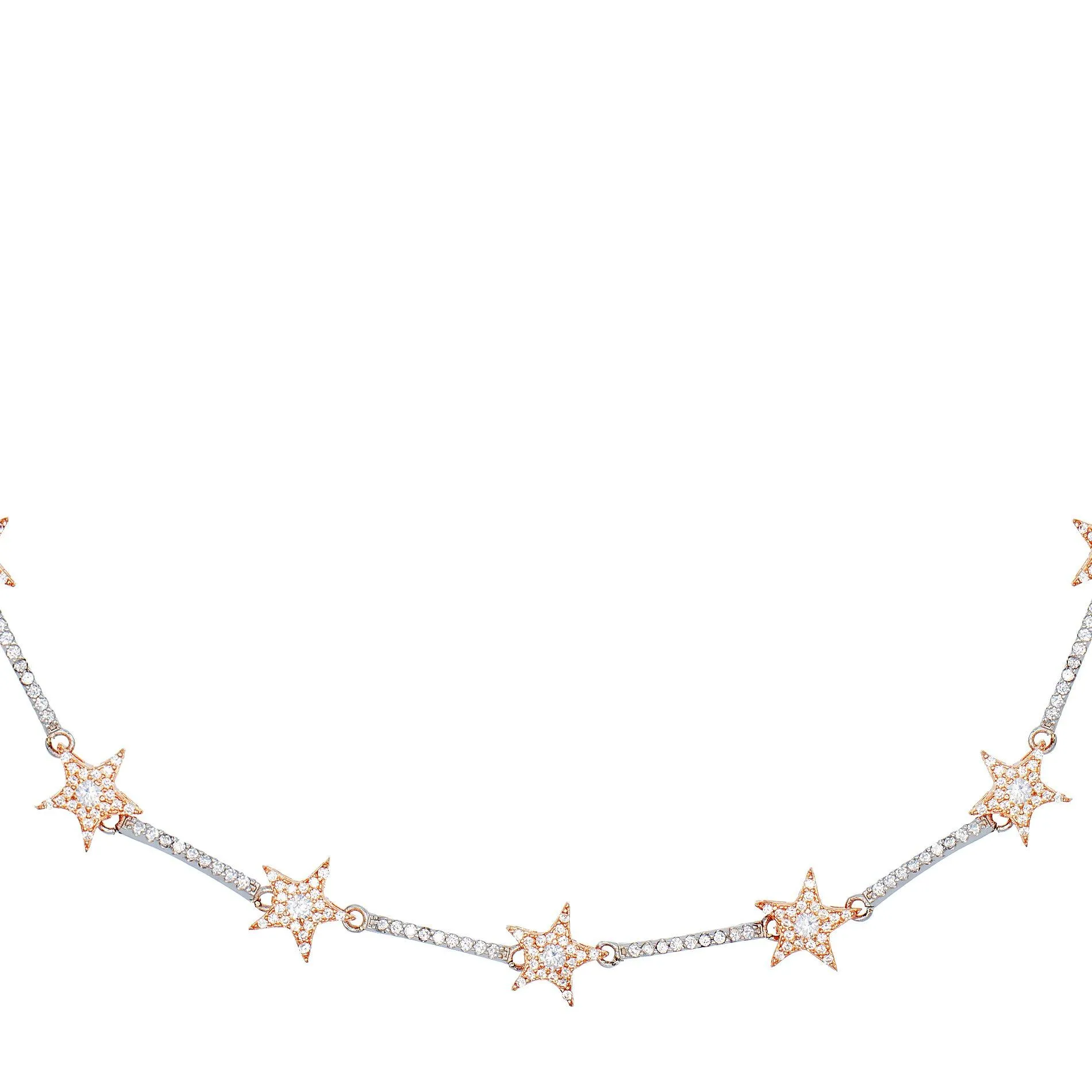 Two-Tone Starz Choker