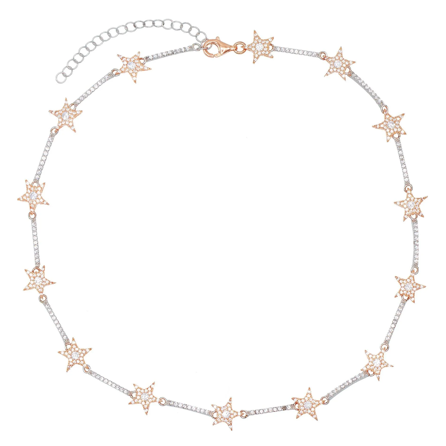 Two-Tone Starz Choker