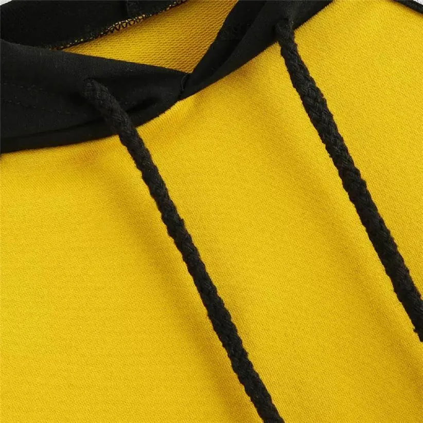 Two Tone Striped Hoodie
