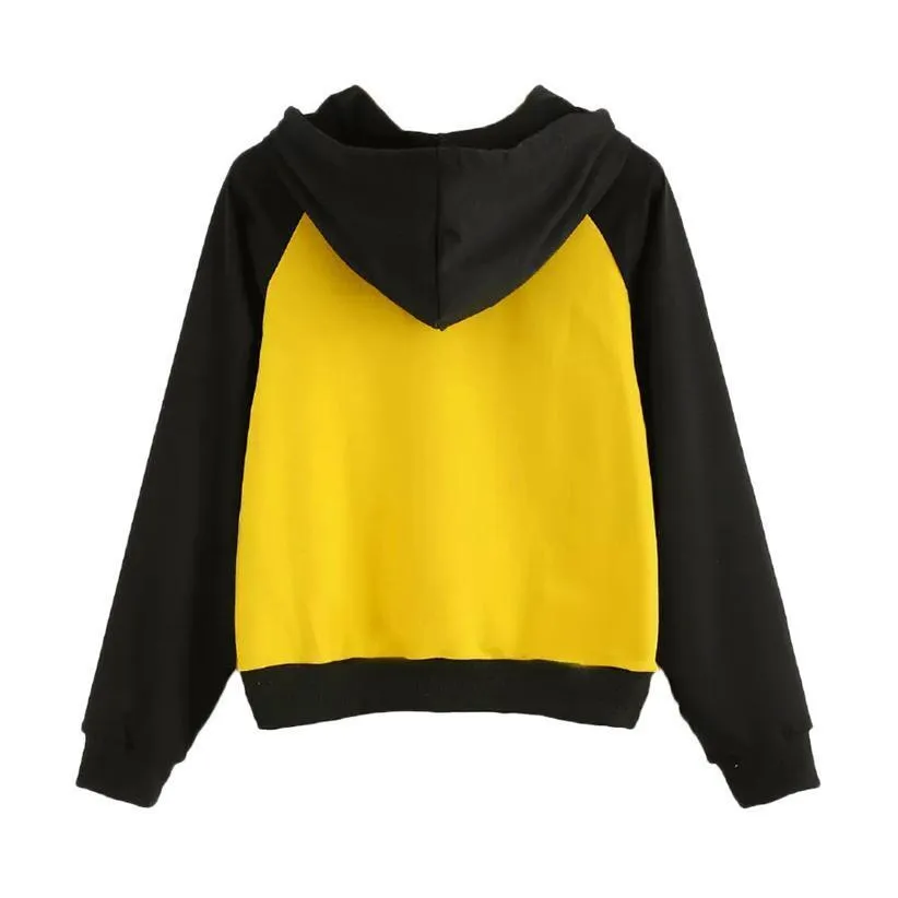 Two Tone Striped Hoodie