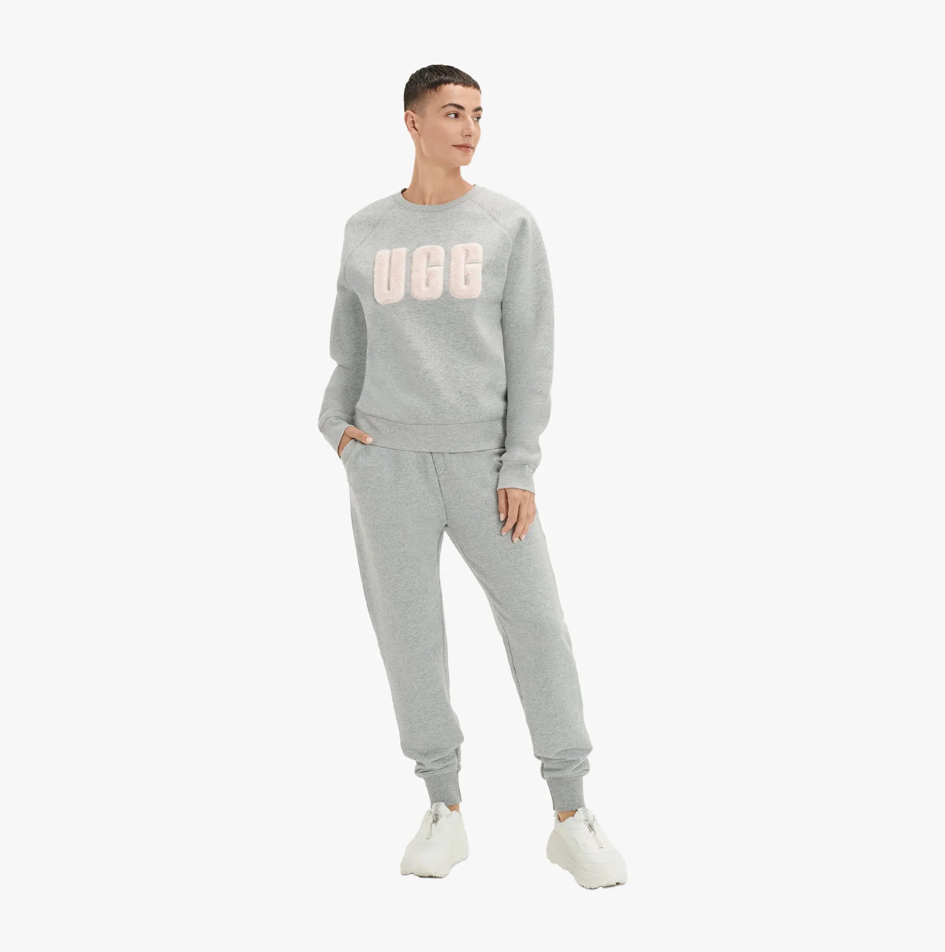 UGG MADELINE Womens Sweater Grey Heather/Sonora
