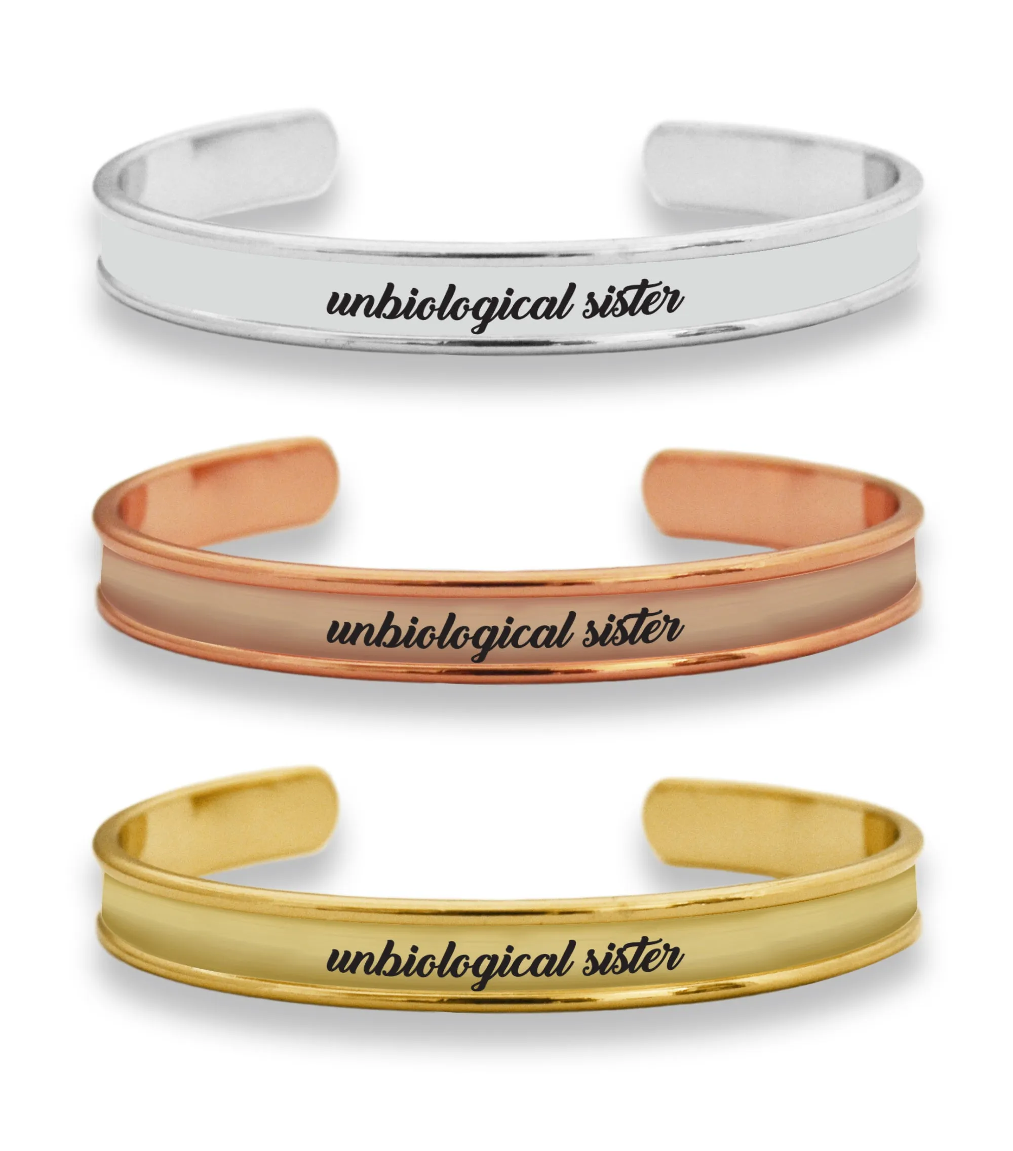 Unbiological Sister Cuff Bracelet