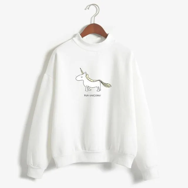 Unicorn Fleeced Sweatshirt