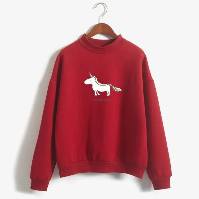 Unicorn Fleeced Sweatshirt