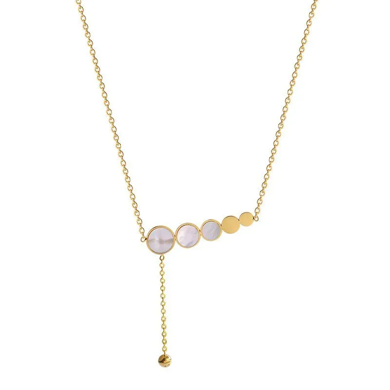 Unique Beans Tassel Necklace Gold For Women Wedding Jewelry