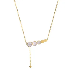 Unique Beans Tassel Necklace Gold For Women Wedding Jewelry