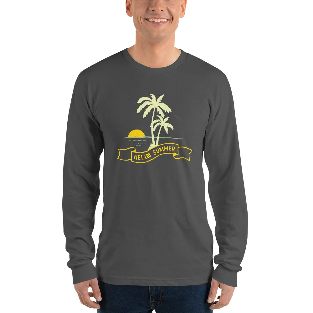 Unisex Long Sleeve T-shirt - Hello Summer :