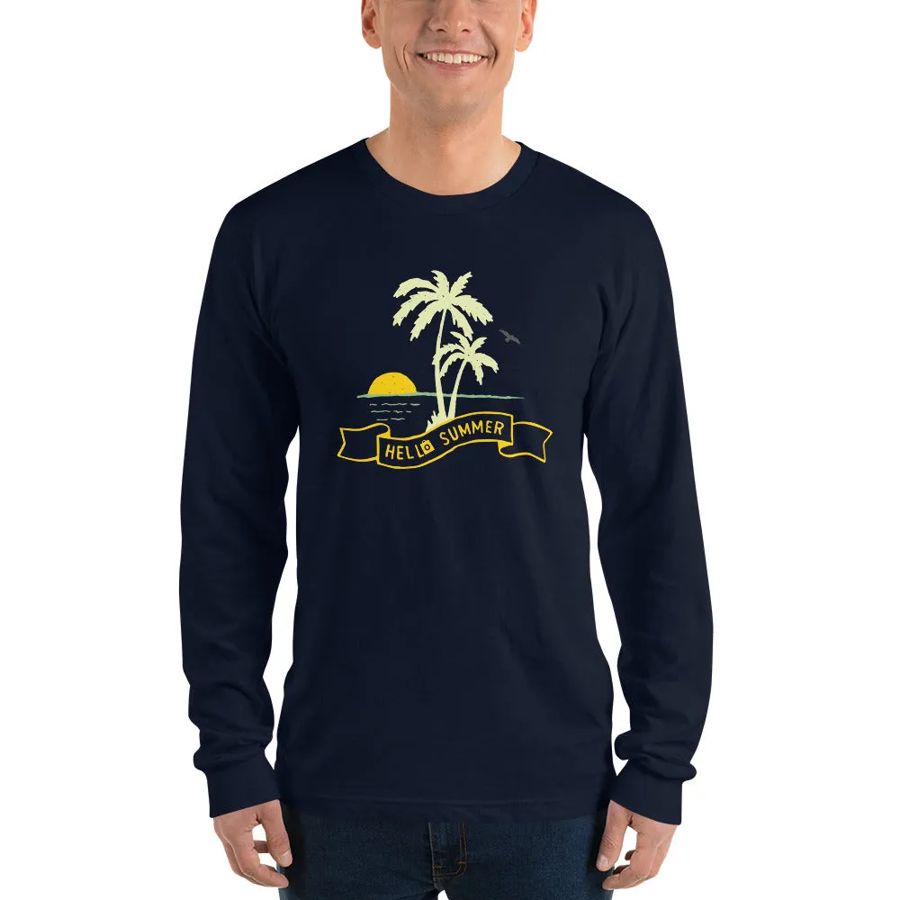 Unisex Long Sleeve T-shirt - Hello Summer :