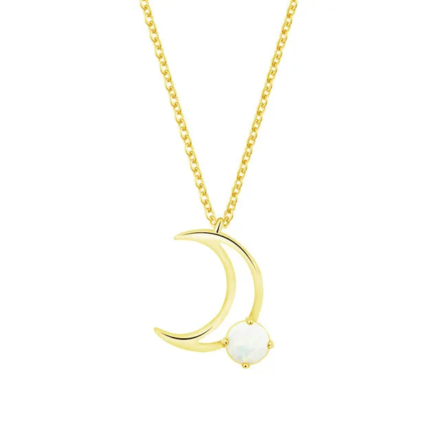 Valentine's Day Gift Hollow Moon Chokers Necklaces For Women