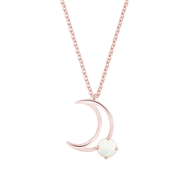 Valentine's Day Gift Hollow Moon Chokers Necklaces For Women