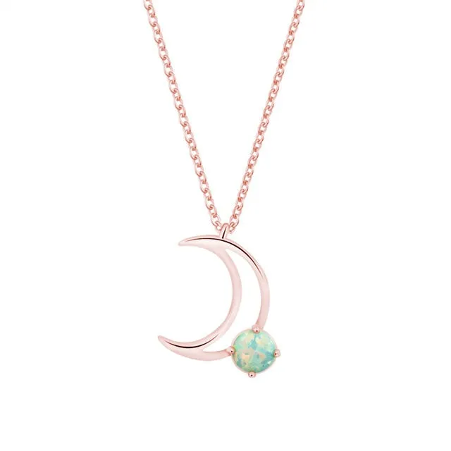 Valentine's Day Gift Hollow Moon Chokers Necklaces For Women