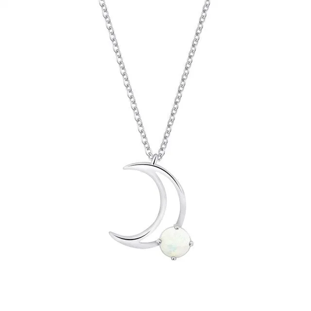 Valentine's Day Gift Hollow Moon Chokers Necklaces For Women