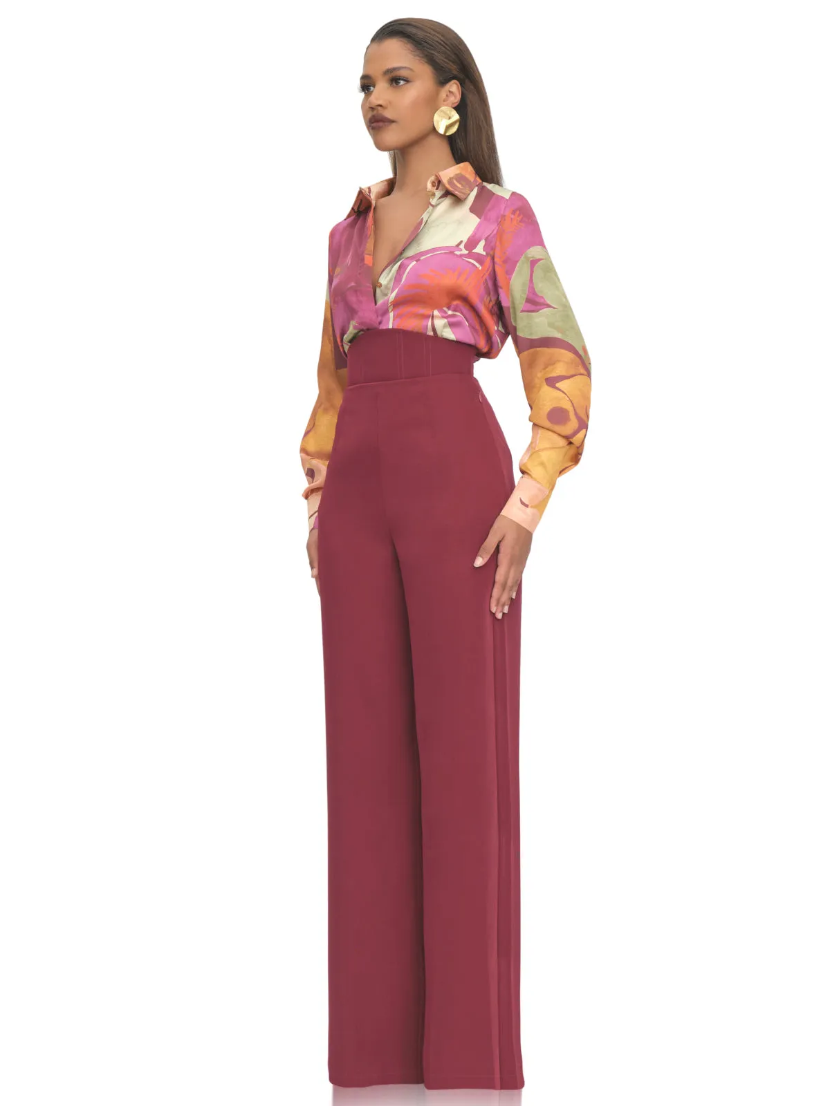 Vana Button Down Shirt-Sita Corset Pants