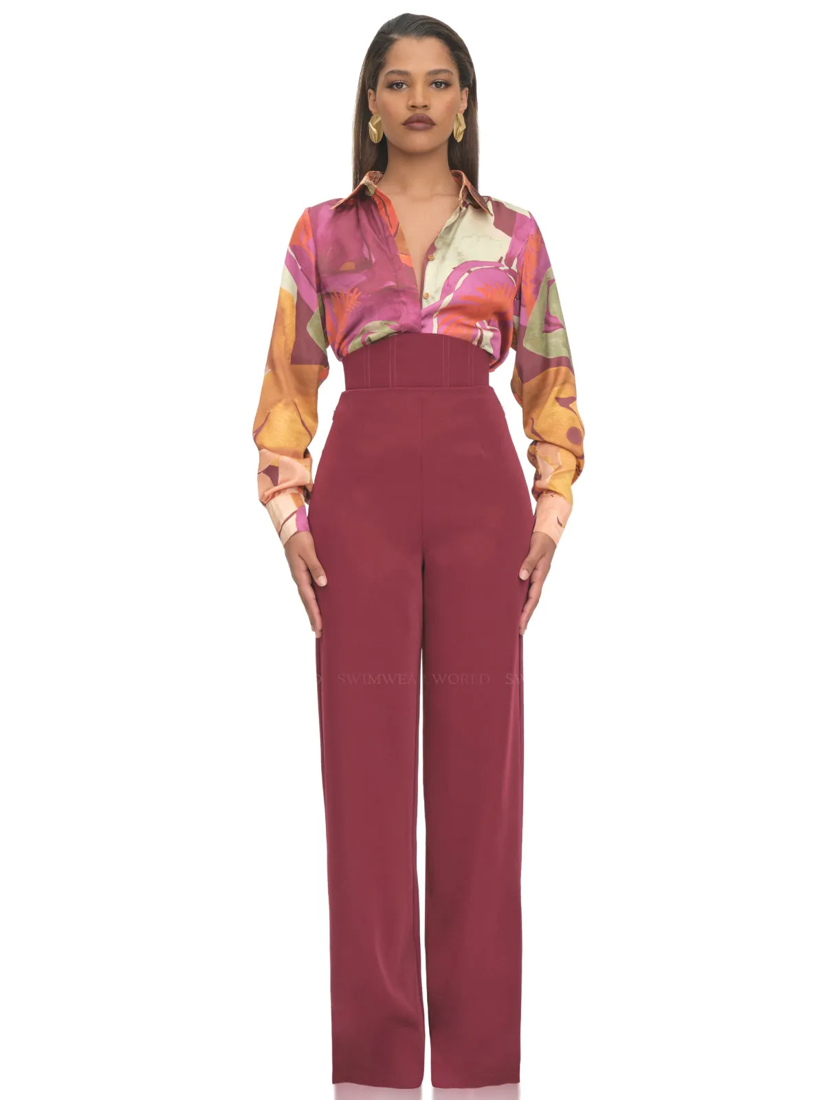 Vana Button Down Shirt-Sita Corset Pants