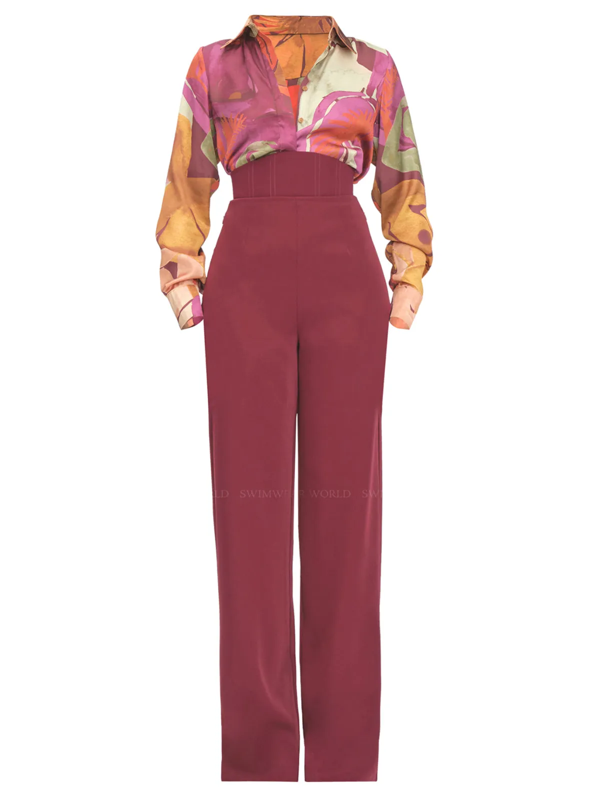 Vana Button Down Shirt-Sita Corset Pants