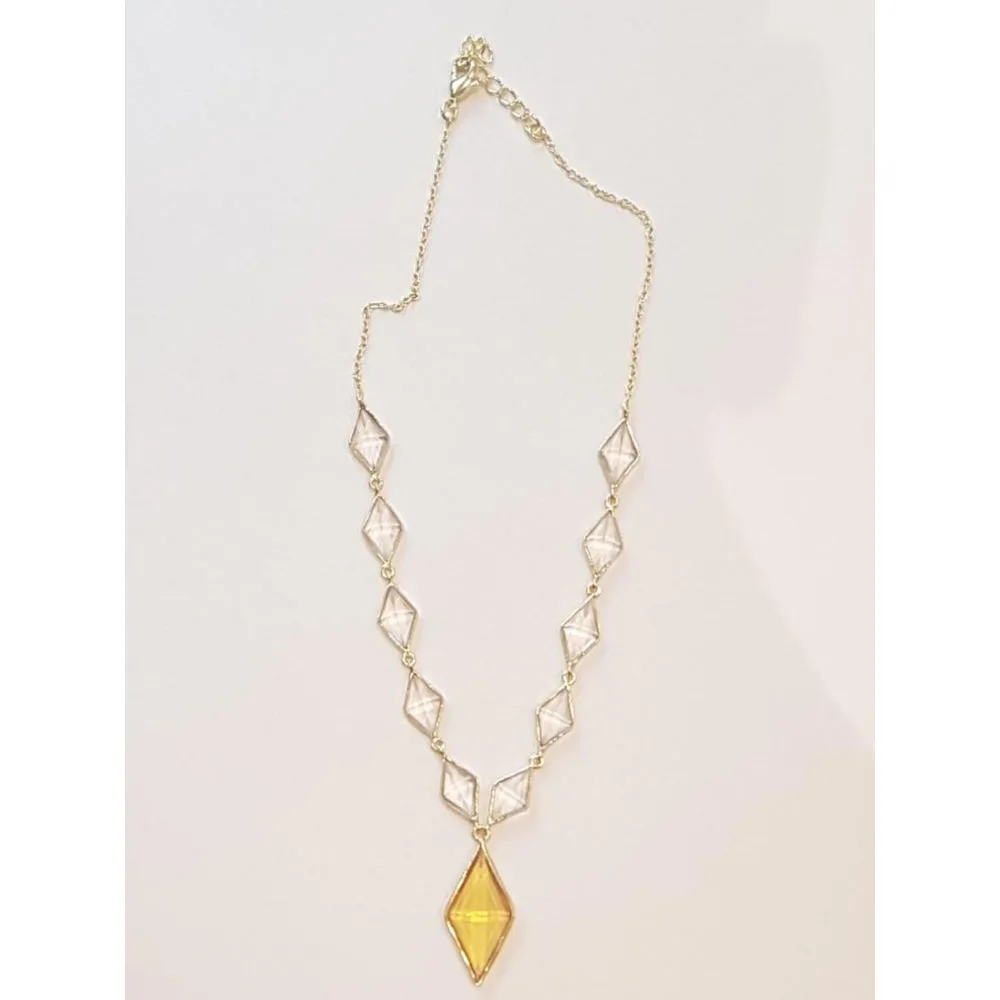 VARNIKA ARORA Faiyum Yellow Neck Piece