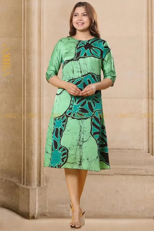 Veridian Gardenish Silk Dress | Kaftan, Bohemian Dress, Floral Dress, Boho Maxi Dress
