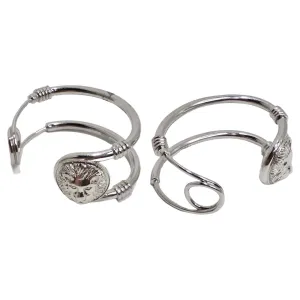 Versus Versace Lion Saftey Pin Cuff Bracelet Set
