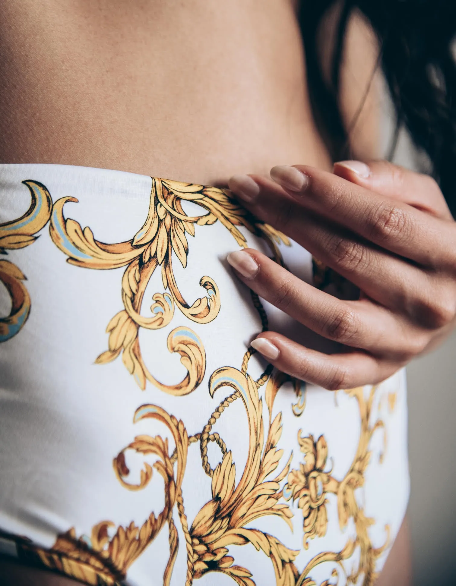 Vesta White Print (86%PL 14)