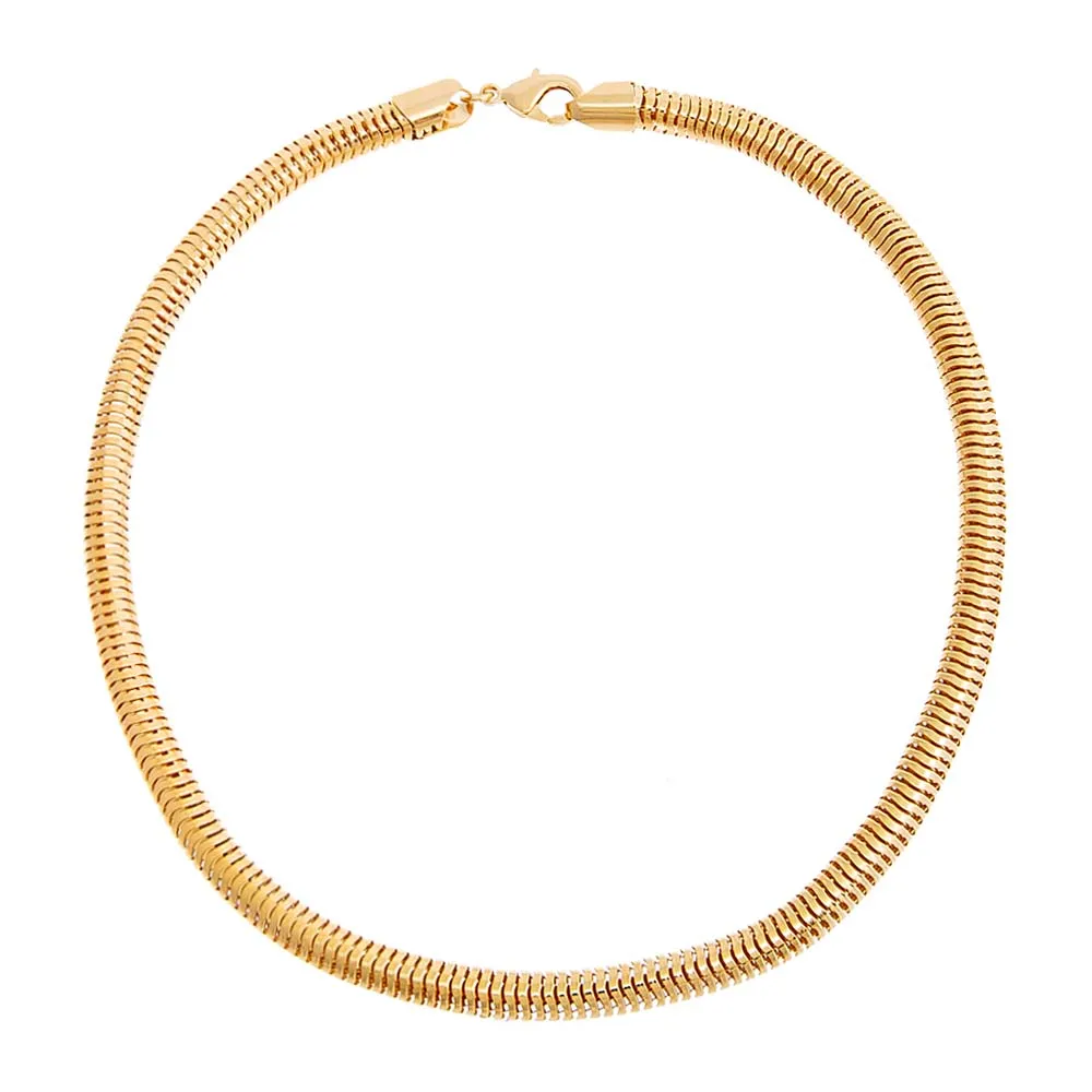 Vintage Chunky Snake Chain Necklace