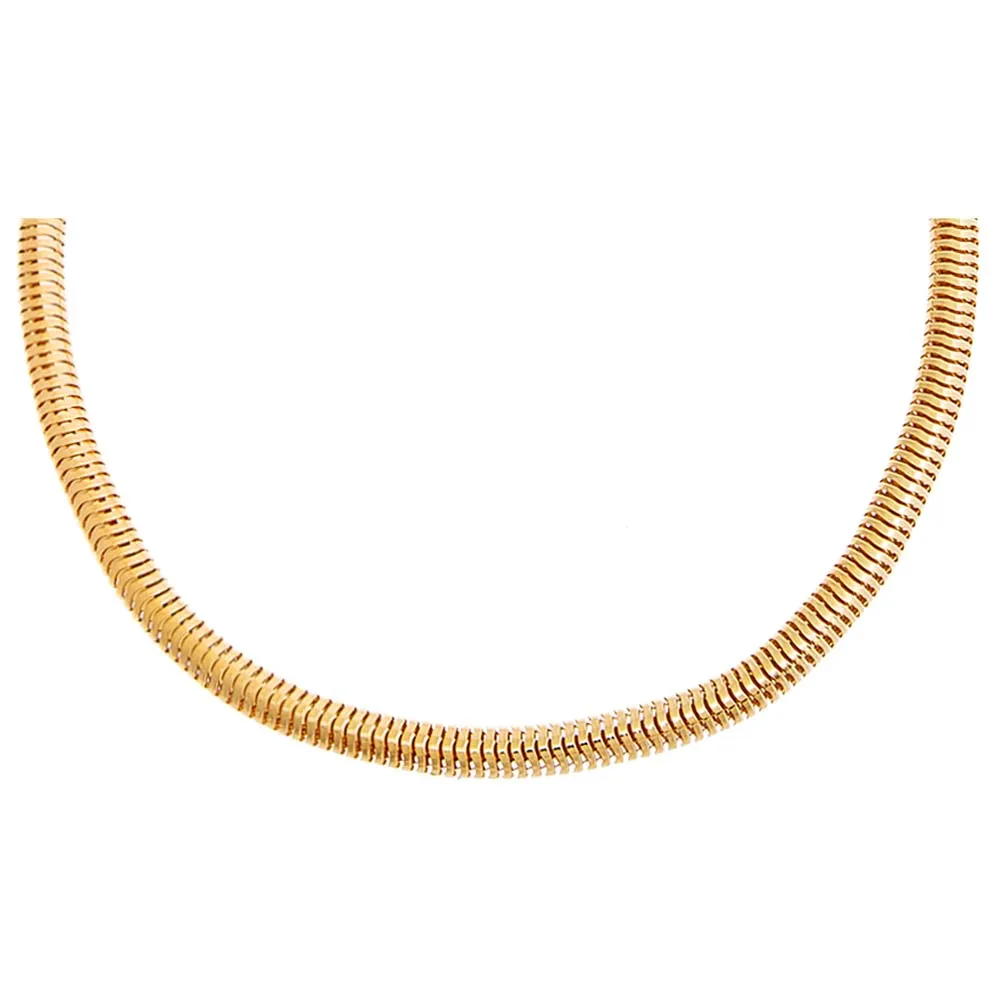 Vintage Chunky Snake Chain Necklace