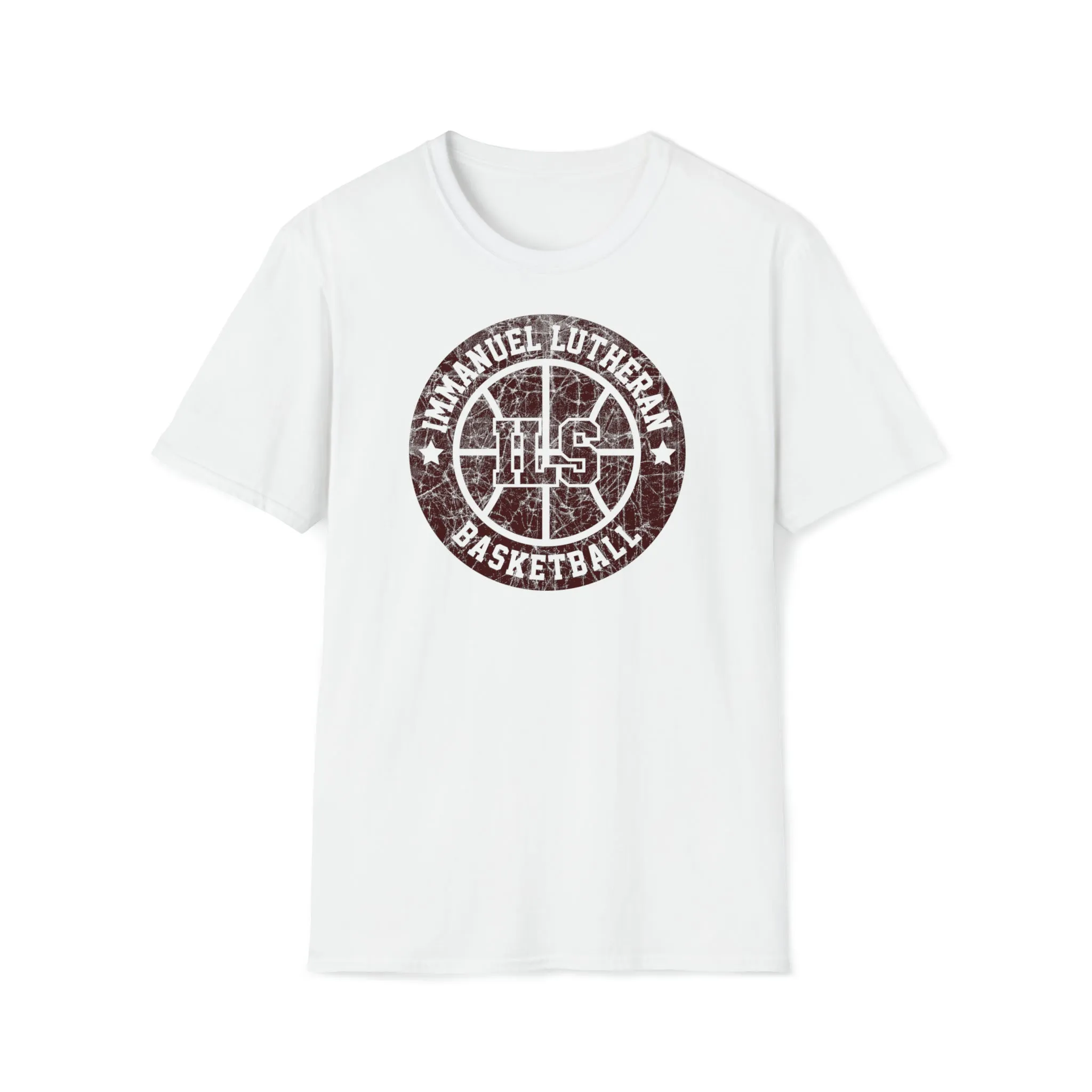 Vintage Immanuel Lutheran Basketball Unisex Softstyle T-Shirt